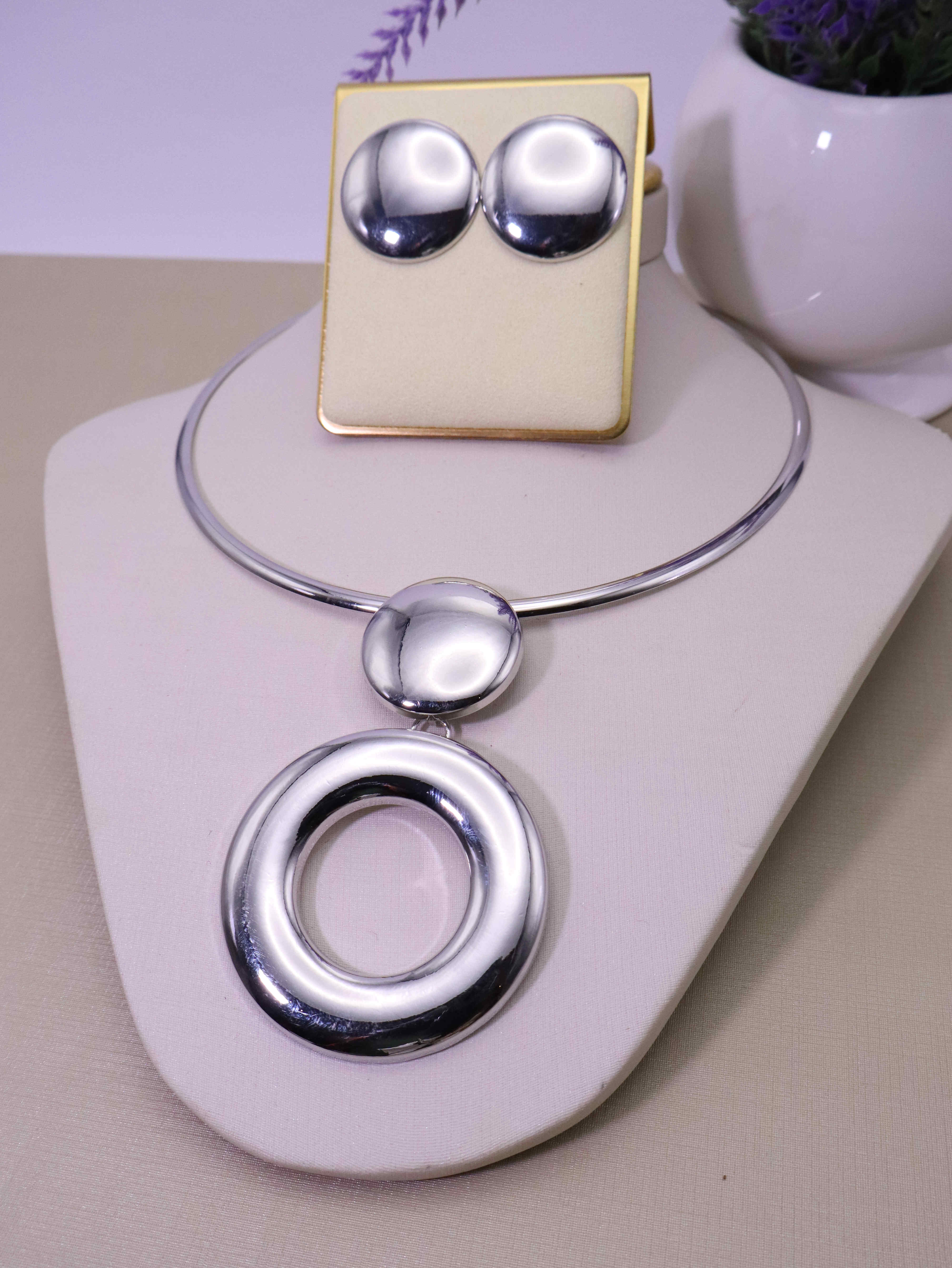 Conjunto Circular Prateado