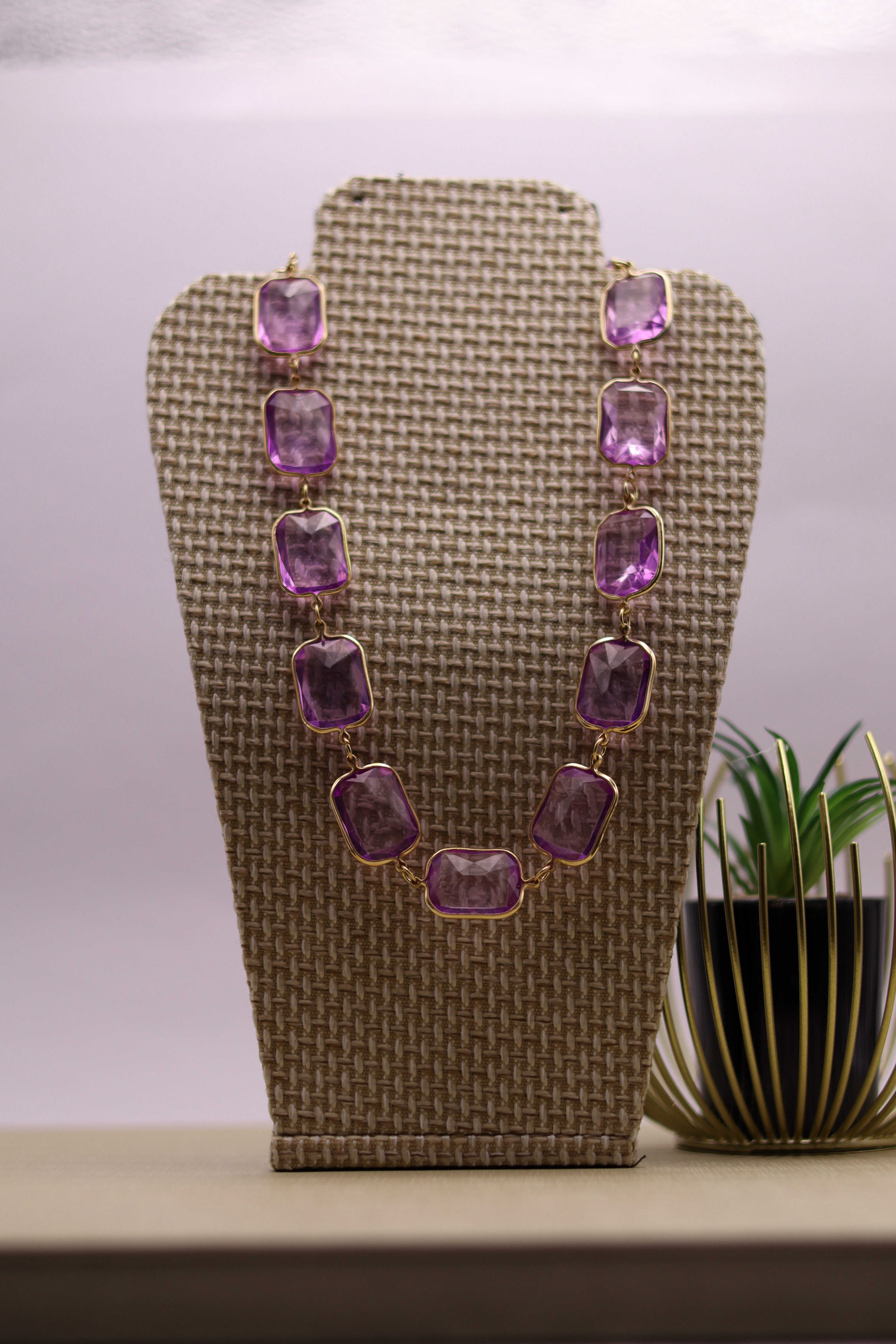 Colares Pedras Preciosas - Rosa